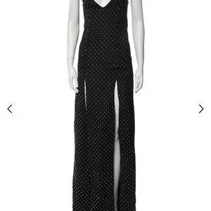 Balmain Long Black Dress